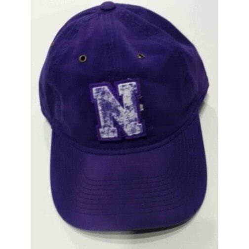 Northwestern University Wildcats Purple/Black Rugby-stripped Knit